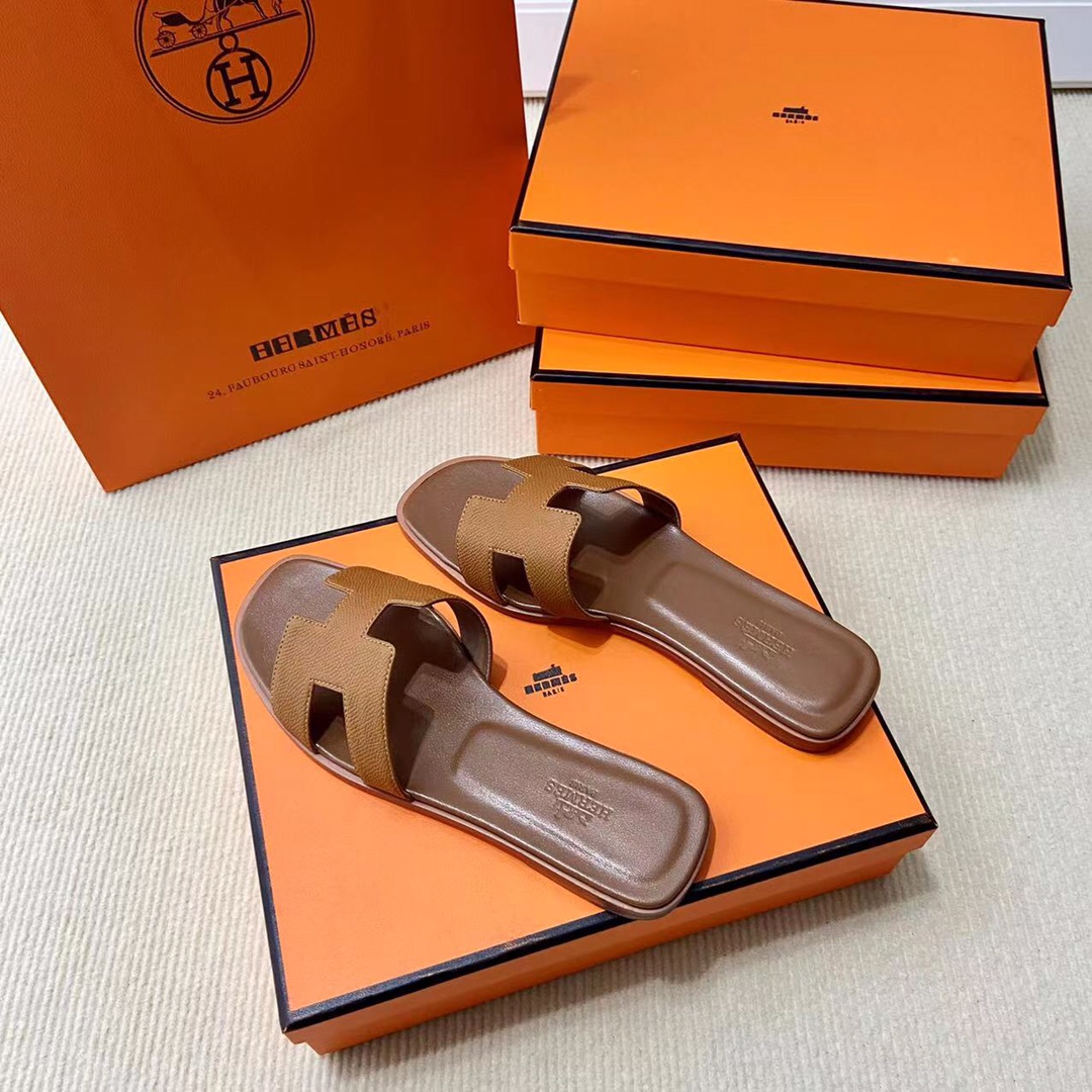 에르메스 올수공 오란 슬리퍼 샌들 앱송 32